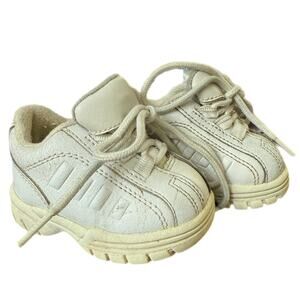 Vtg 90s Retro Cherokee Shoes Tie Baby Toddler Child Size 1 White Platform